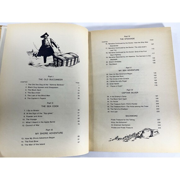 Treasure Island by Robert Louis Stevenson 1968 Educator Classic Library Vol 1 - Picture 5 of 11